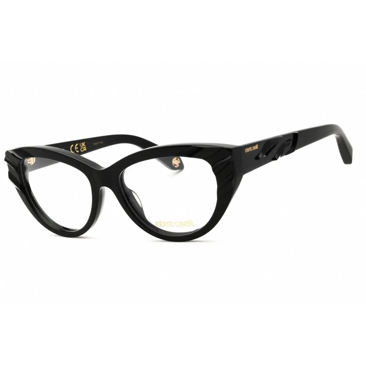 VRC024V 0700 Shiny Black 53mm Eyeglasses by Roberto Cavalli