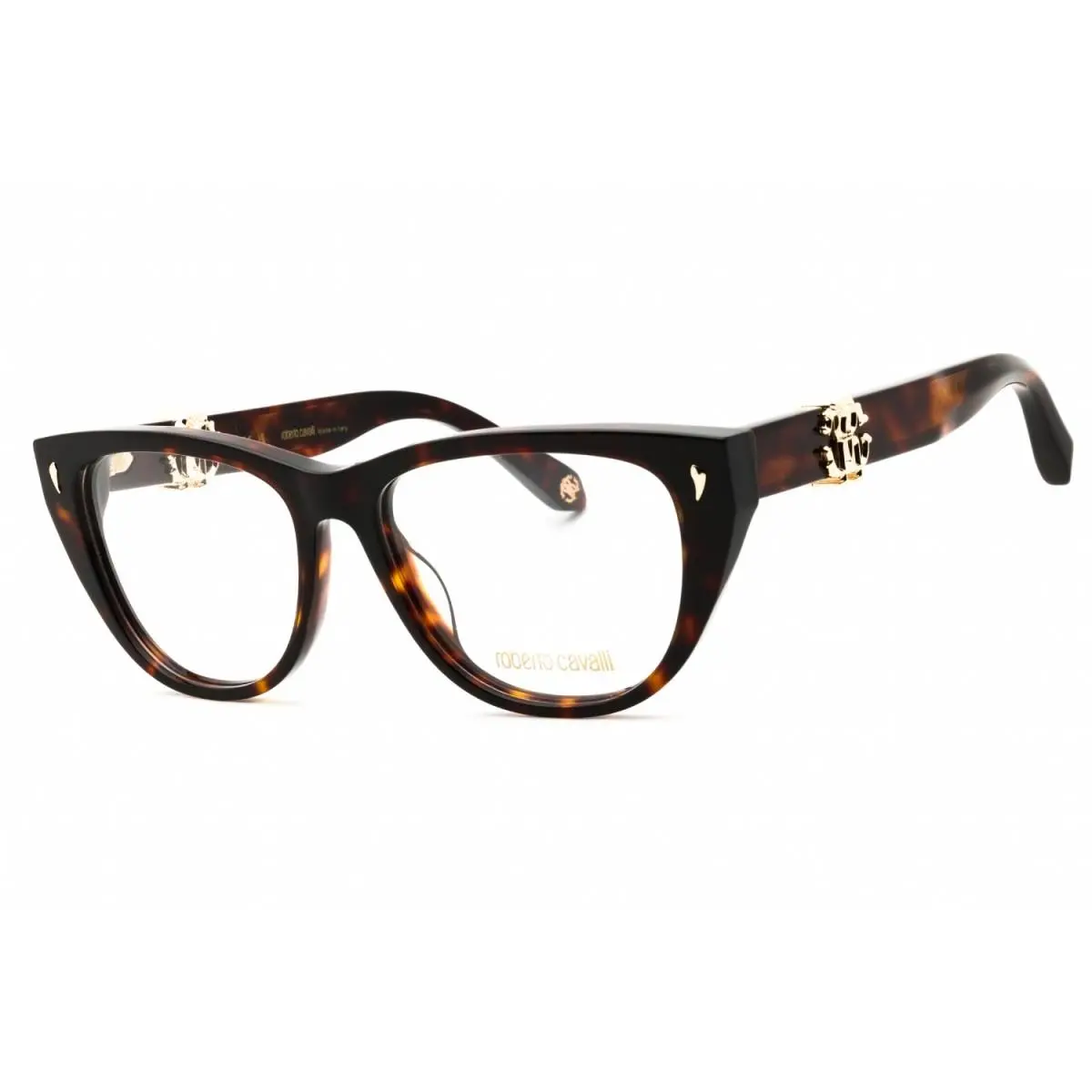 VRC045 01AY Shiny Dark Havana 54mm Eyeglasses by Roberto Cavalli