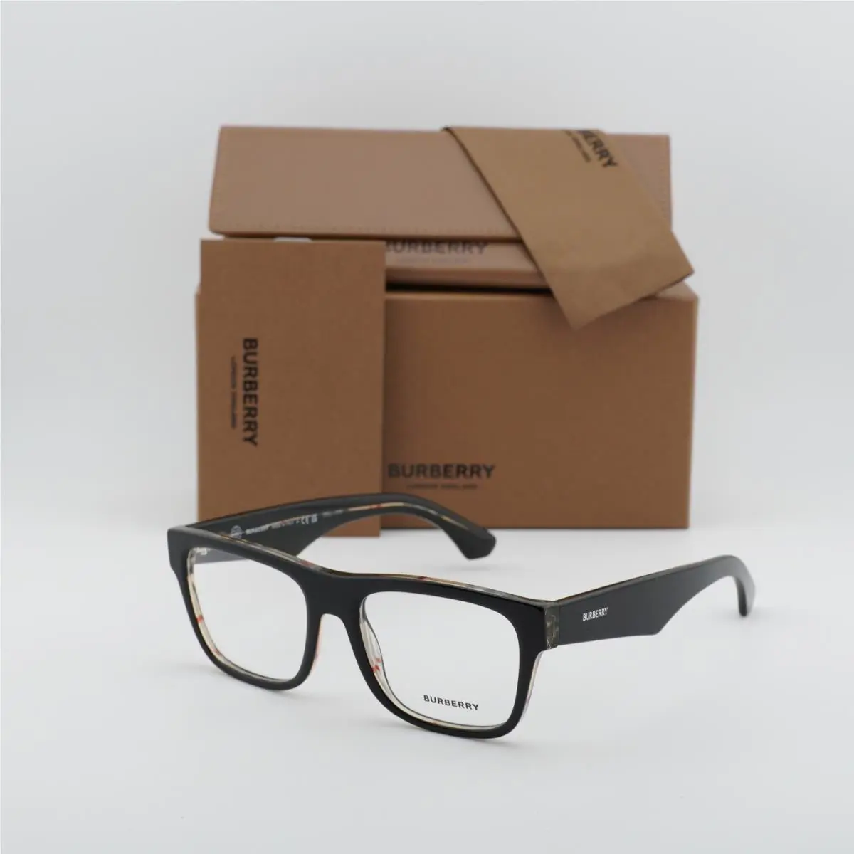 Burberry BE2411-4121-53 Eyeglasses Frame Size 53mm 18mm 145mm Black Men 8056262