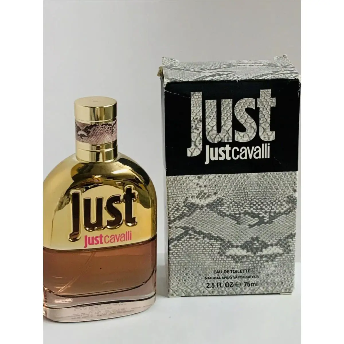 Just Cavalli For Her by Roberto Cavalli Edt 2.5oz Spray Tstr 1 Free Perfume