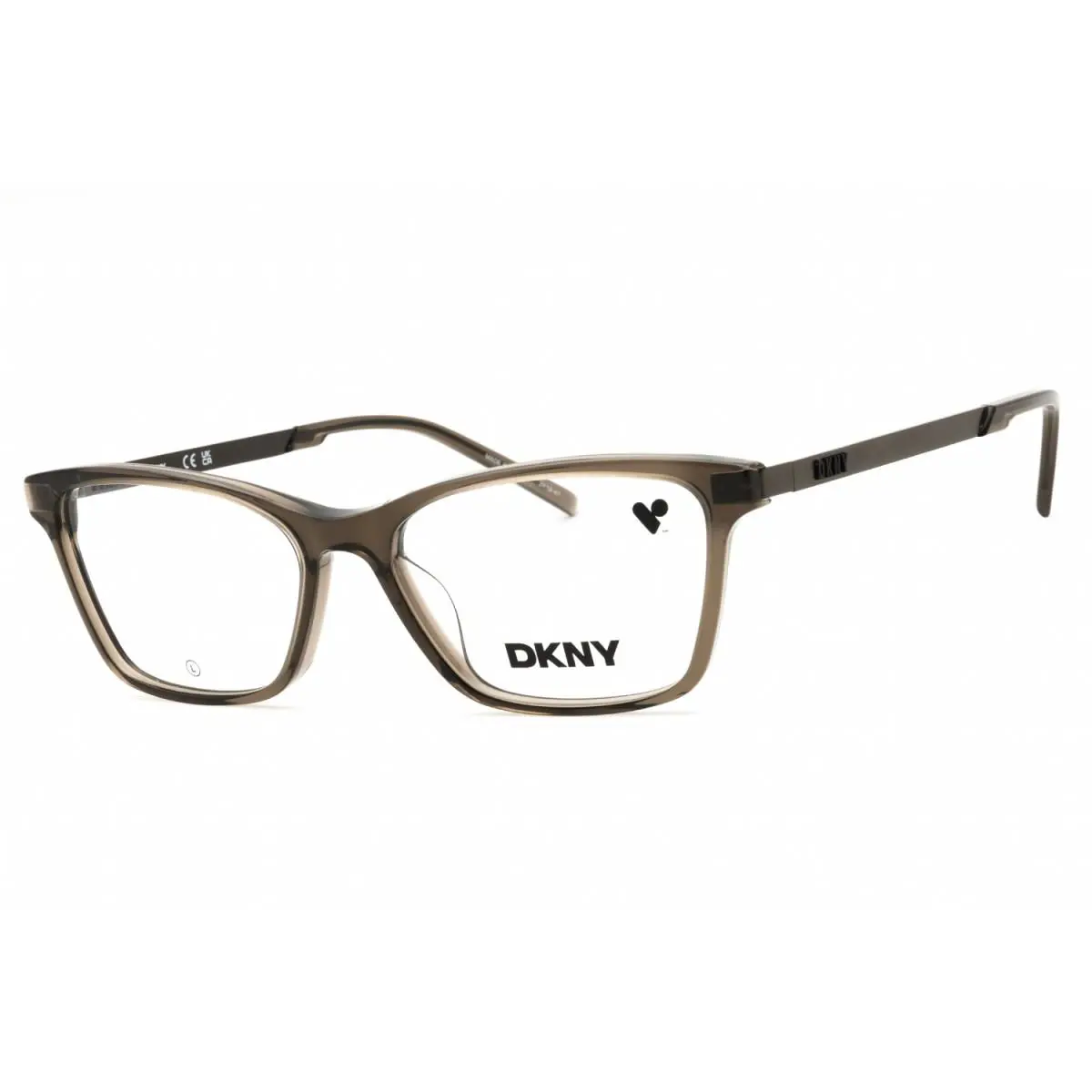 Dkny DK7013-015-54 Eyeglasses Frame Size 54mm 16mm 140mm Smoke Crystal Women 886