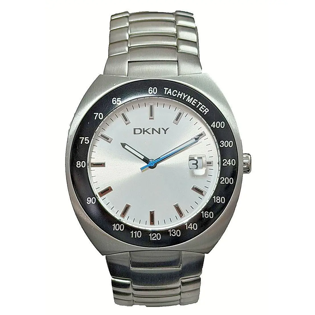 Dkny NY5060 Silver Dial Stainless Chronograph Men`s Watch