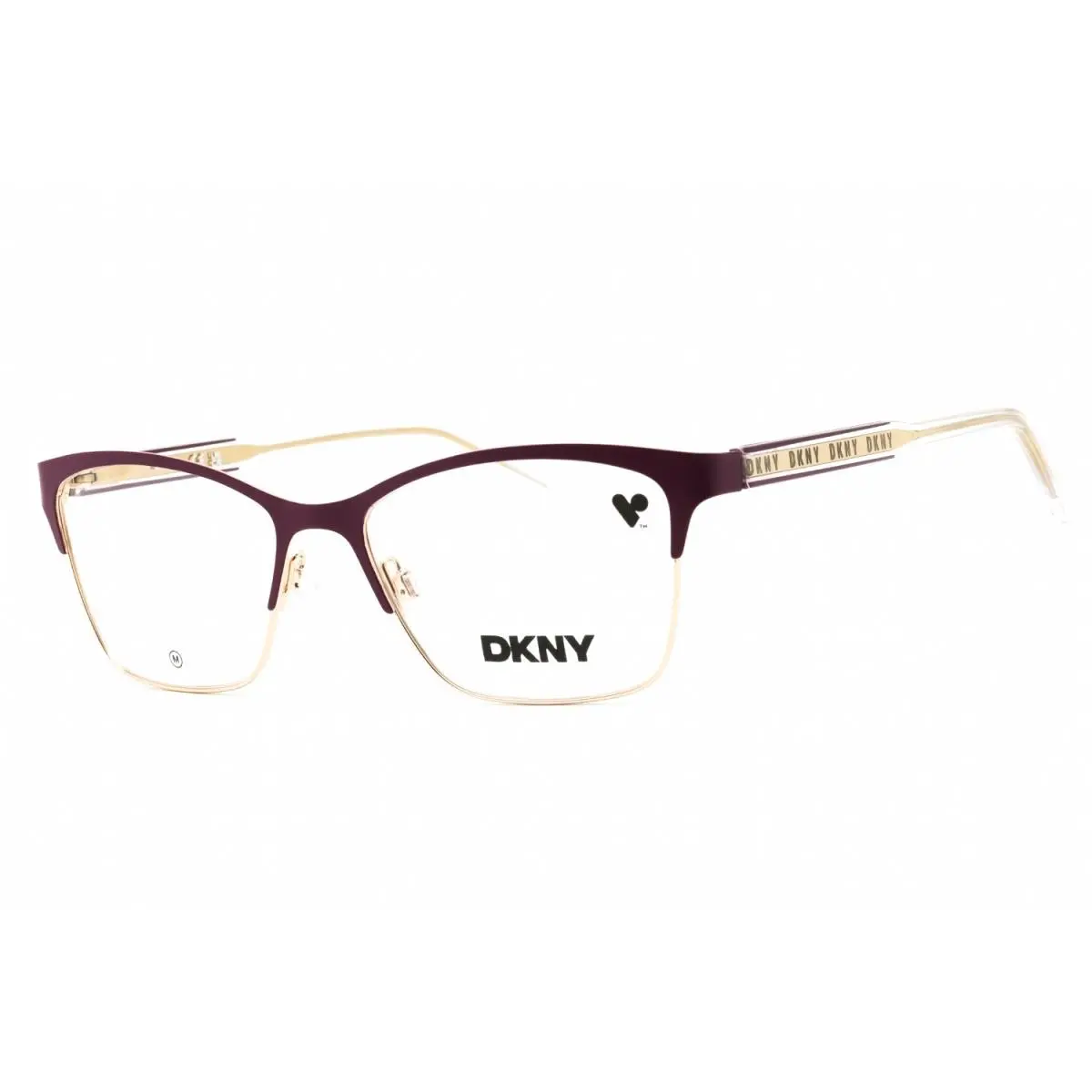 Dkny DK3008-505-53 Eyeglasses Frame Size 53mm 16mm 135mm Plum Women 886895637305