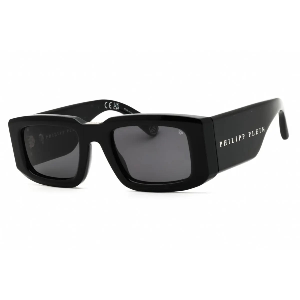 Philipp Plein SPP149V 0700 Shiny Black/smoke Sunglasses 54-24-145 - Frame: Shiny Black, Lens: Smoke, code: 0700