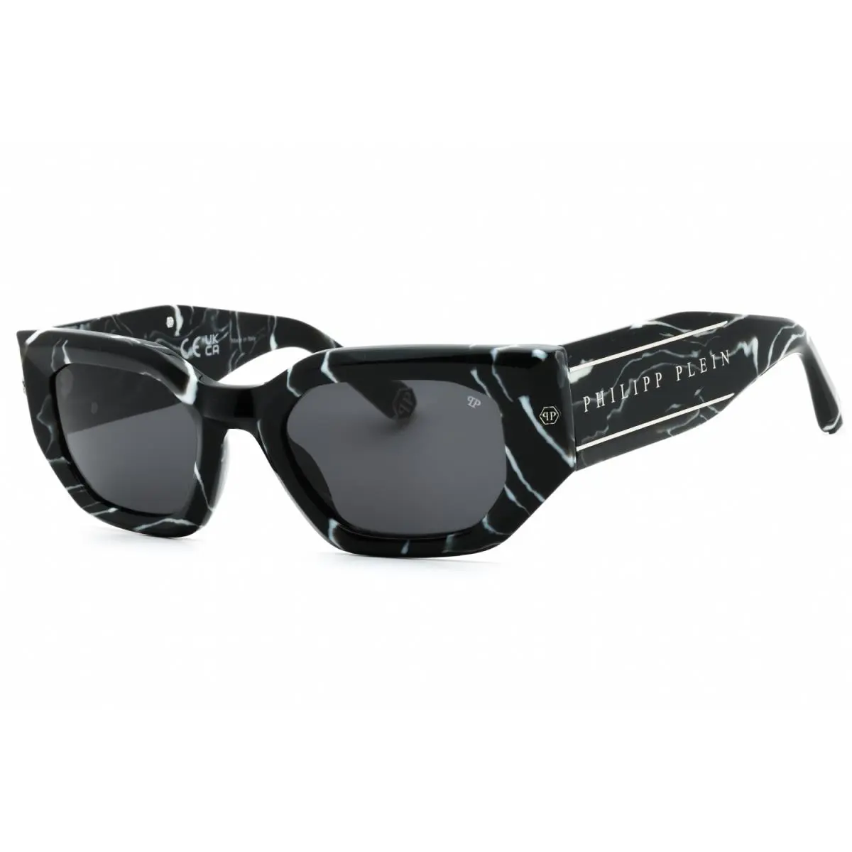 SPP066M-Z21-51 Sunglasses Frame Size 51mm 0mm 0mm Marble Women by Philipp Plein