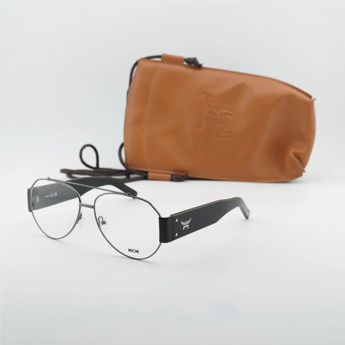 Mcm MW5001 008 Shiny Gunmetal 58mm Eyeglasses