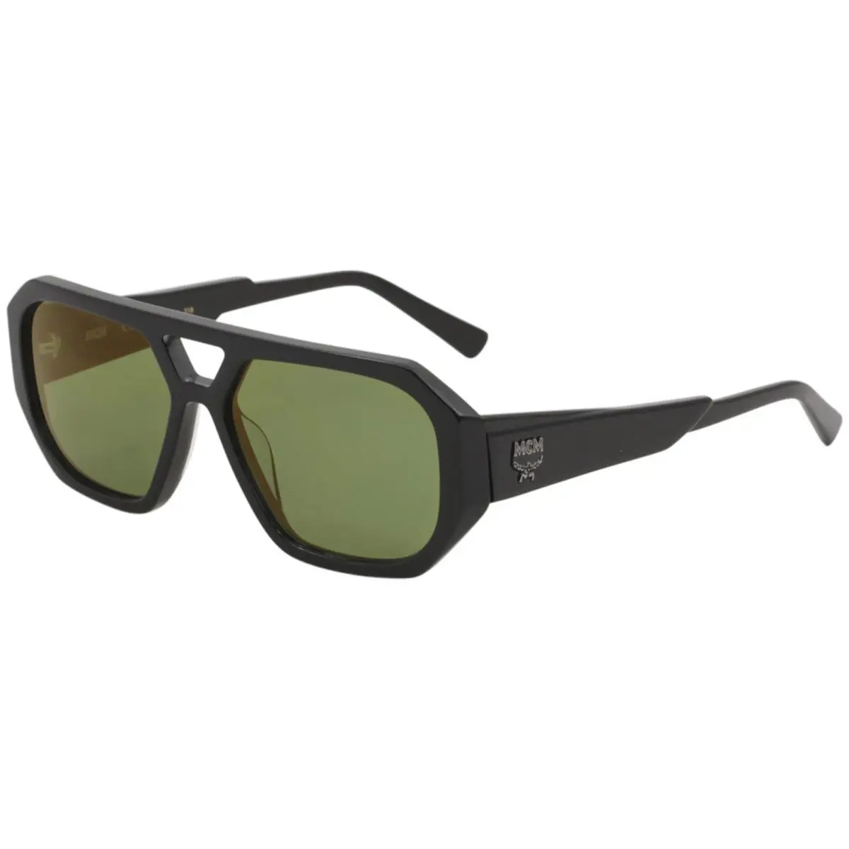 Mcm Women`s Sunglasses 667S /677/S 001 Black Fashion Pilot Sunglasses 57mm by MCM
