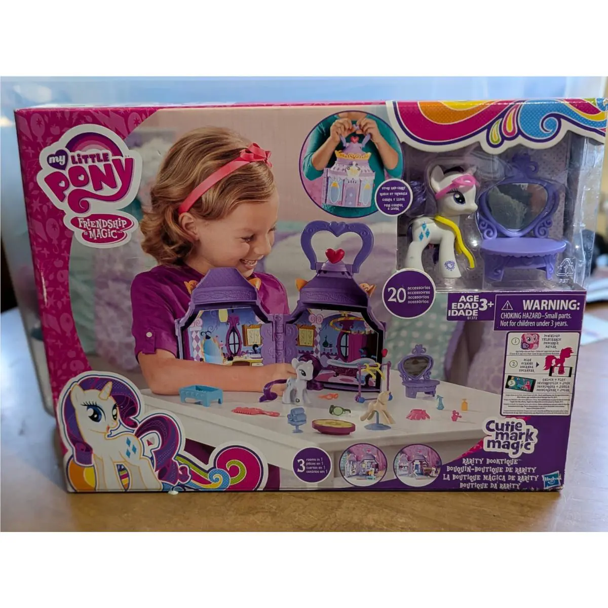 Hasbro My Little Pony Cutie Mark Magic Rarity Booktique Box