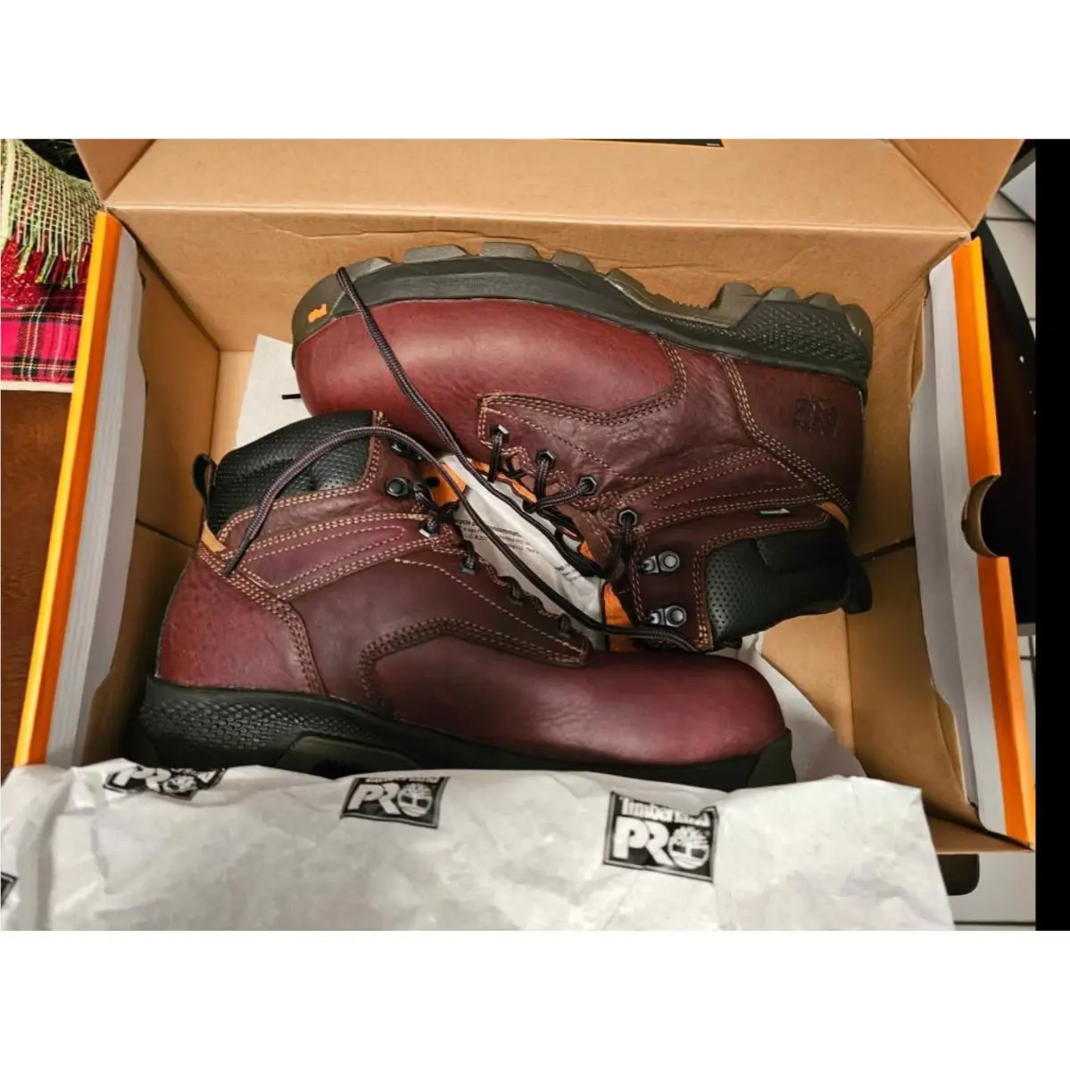 Men`s Boots Timberland Pro Boss Hog Work Boot Size 10