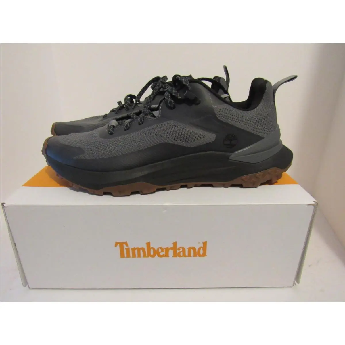 Timberland Motion Access Grey Knit Low Lace Sneaker Size 11.5 Medium