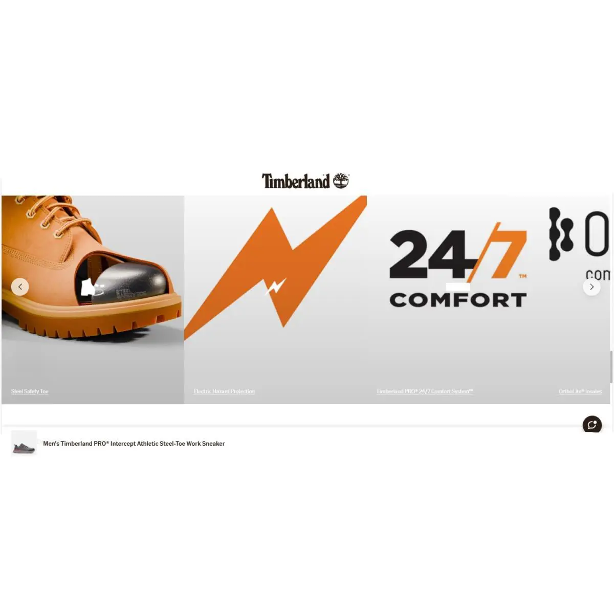 Timberland shoes - Timberland Pro® Intercept Steel Toe - A5ZM3 - Grey, Red 9