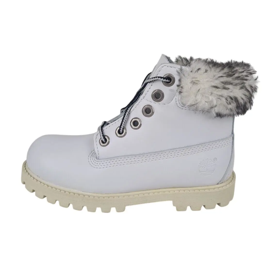 Timberland Toddler`s 6 IN Premium 27849 Outdoor Boots Leather White Sz 10