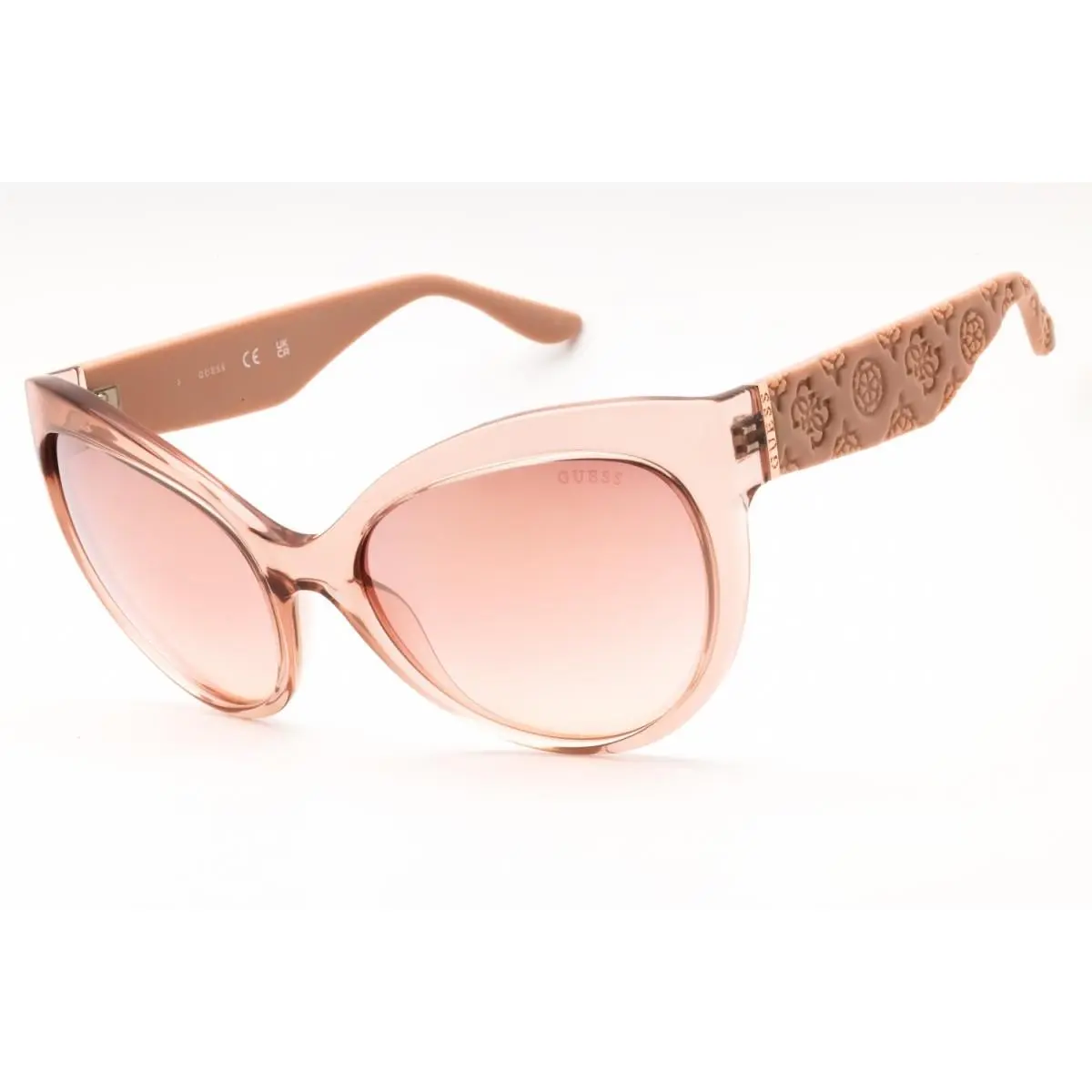 GU00130 57U Shiny Beige/bordeaux Mirror 61-20-125 Sunglasses by Guess