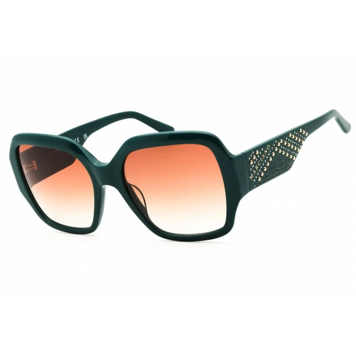 by Marciano GM00014 98F Dark Green 56mm Women`s Sunglasses by Guess