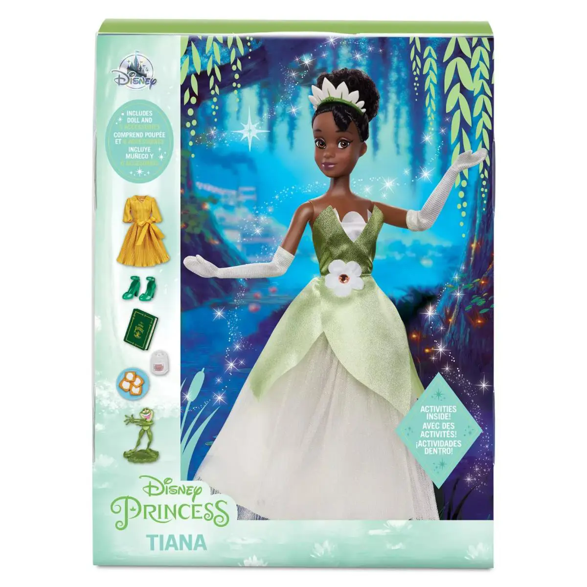Disney Story Tiana Disney Story Doll – The Princess and The Frog – 11 1/2``