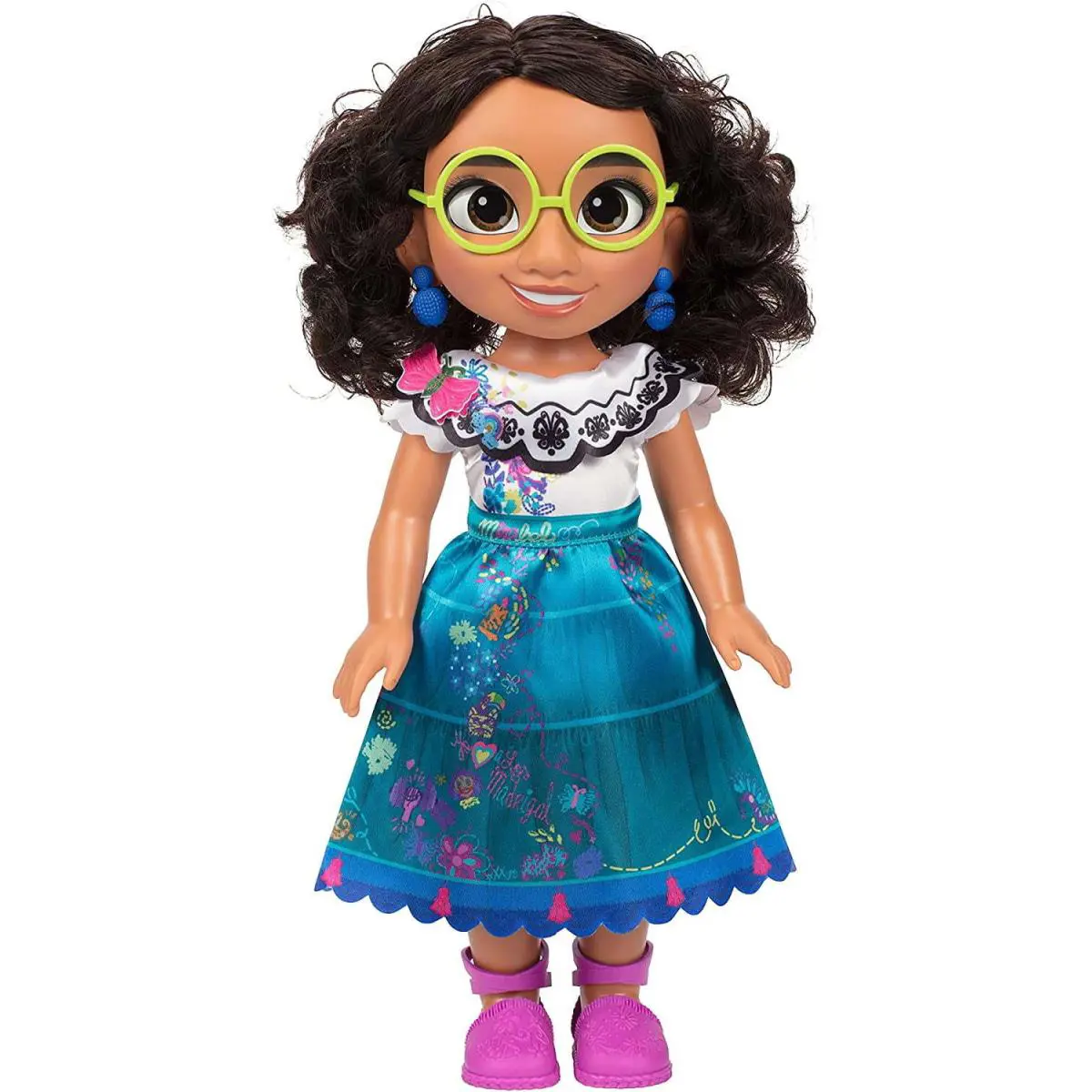 Disney Encanto Mirabel Doll -14 Inch Articulated Fashion Doll with Glasses Shoes