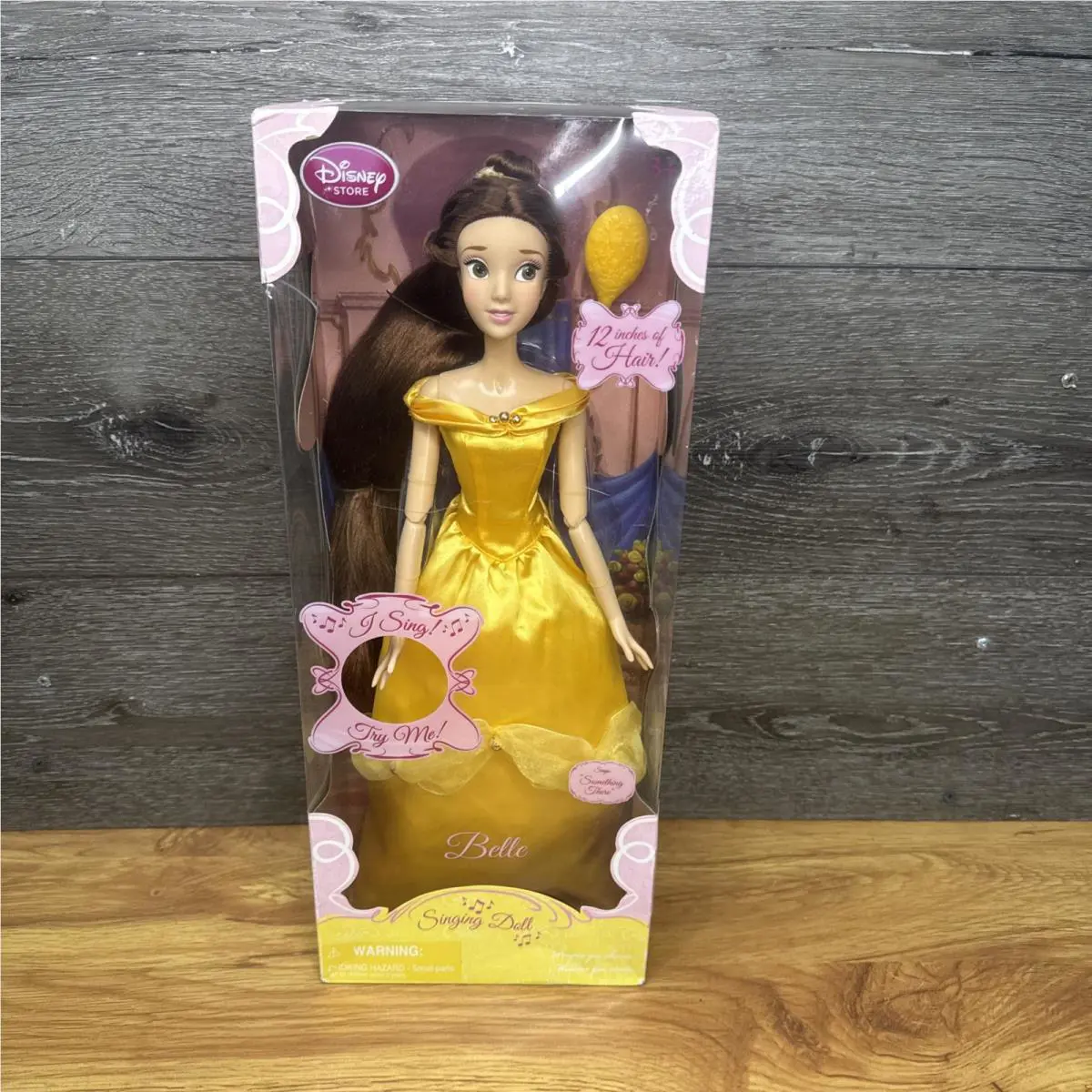 Disney Princess Belle Singing 17” Tall In Box