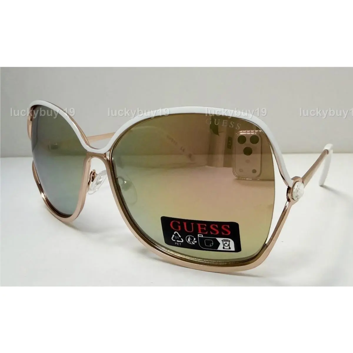 Guess GO00040 Mirrored Gold Women Sunglasses Gift Idea /646/
