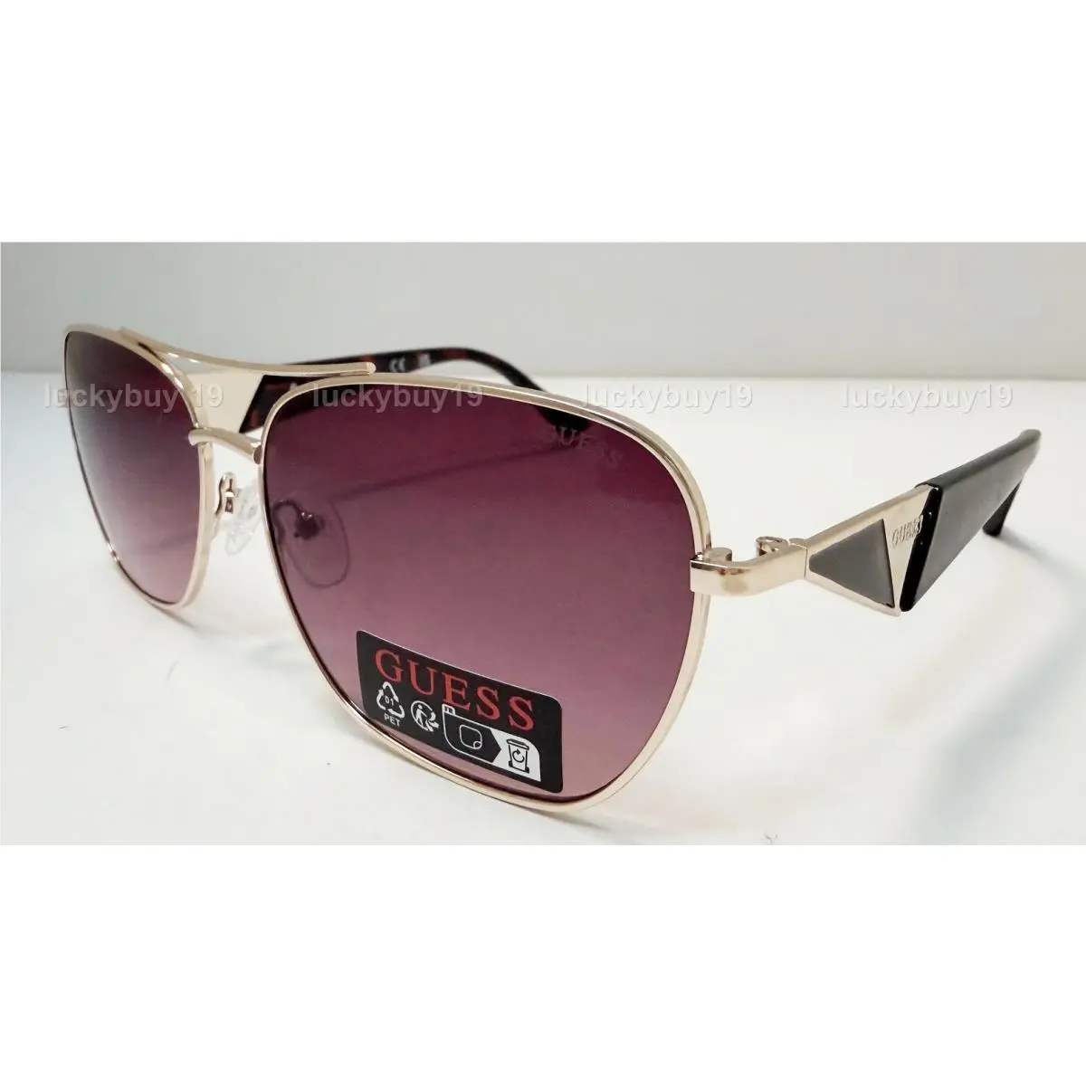 Guess GO 00081 Brown Gold Women Sunglasses Gift Idea /645/