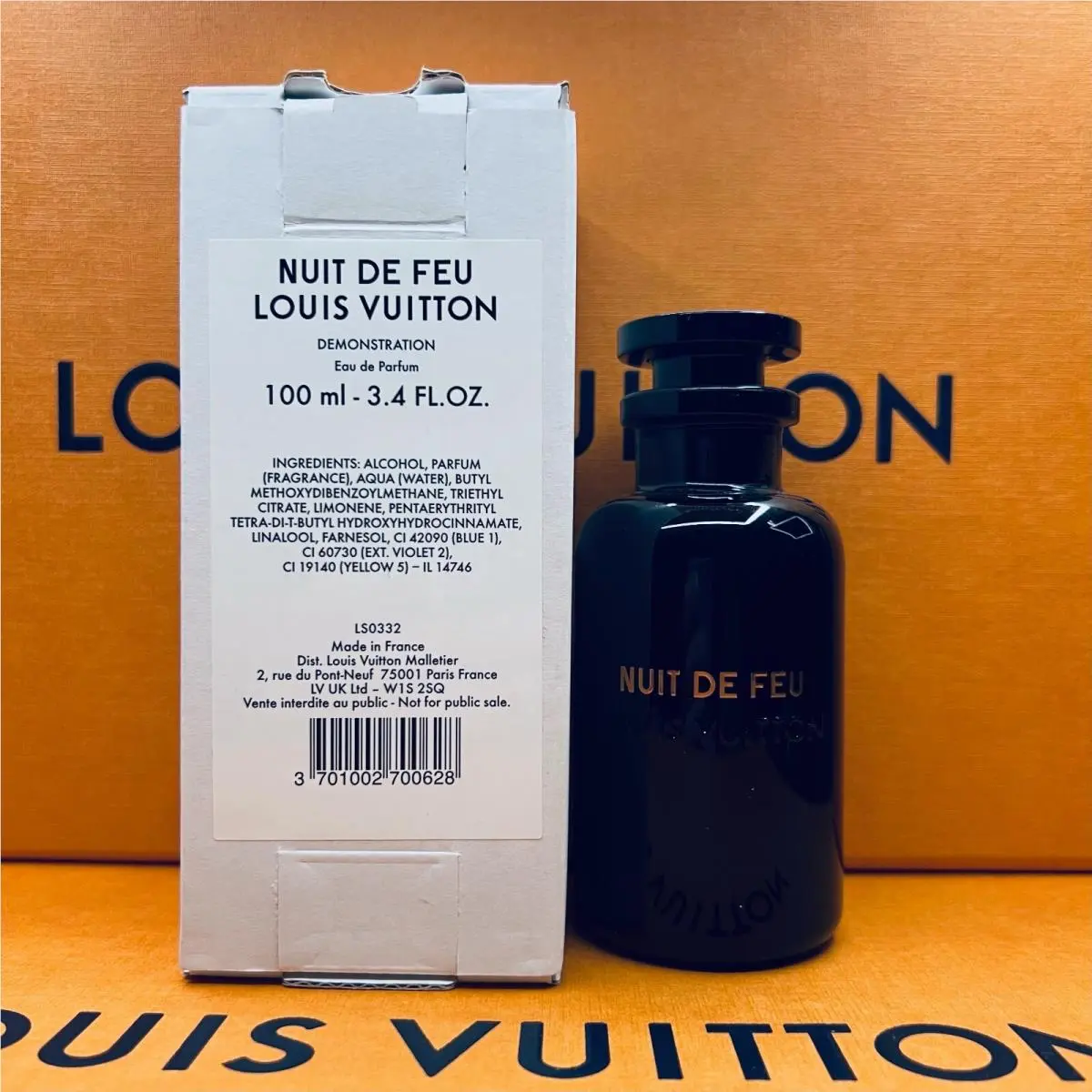 Louis Vuitton Nuit de Feu Eau De Parfum Spray - 100ml / 3.4oz