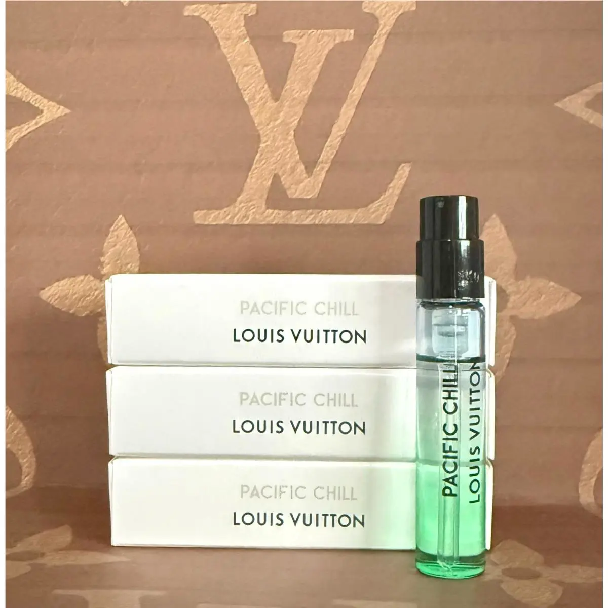 Lot OF 3 Louis Vuitton Pacific Chill 2ml / .06fl oz Perfume Spray Sample