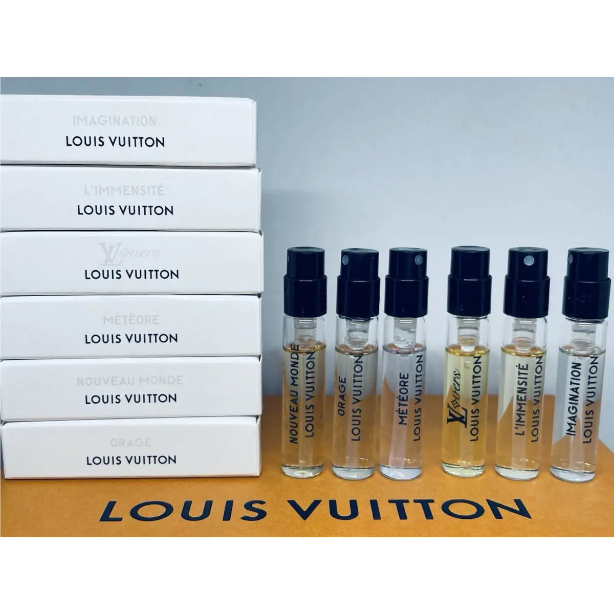 6pc Louis Vuitton Fragrance Collection For Men Sample Spray Set