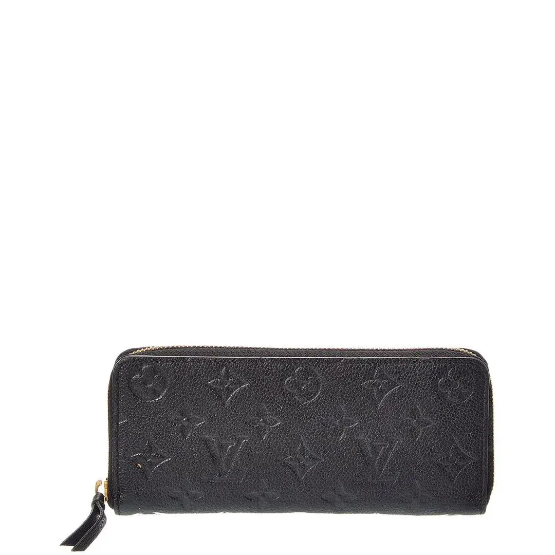 Louis Vuitton Black Monogram Empreinte Clemence Wallet Pre-loved