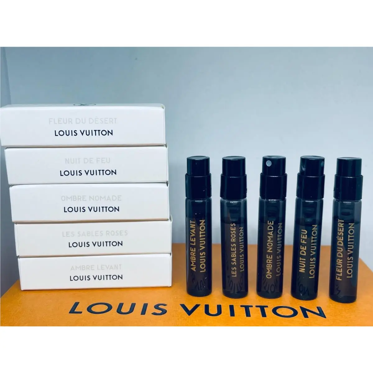 Louis Vuitton Oud Perfumes Collection Sample Vials Spray 2ml/0.06oz 5Pc Set