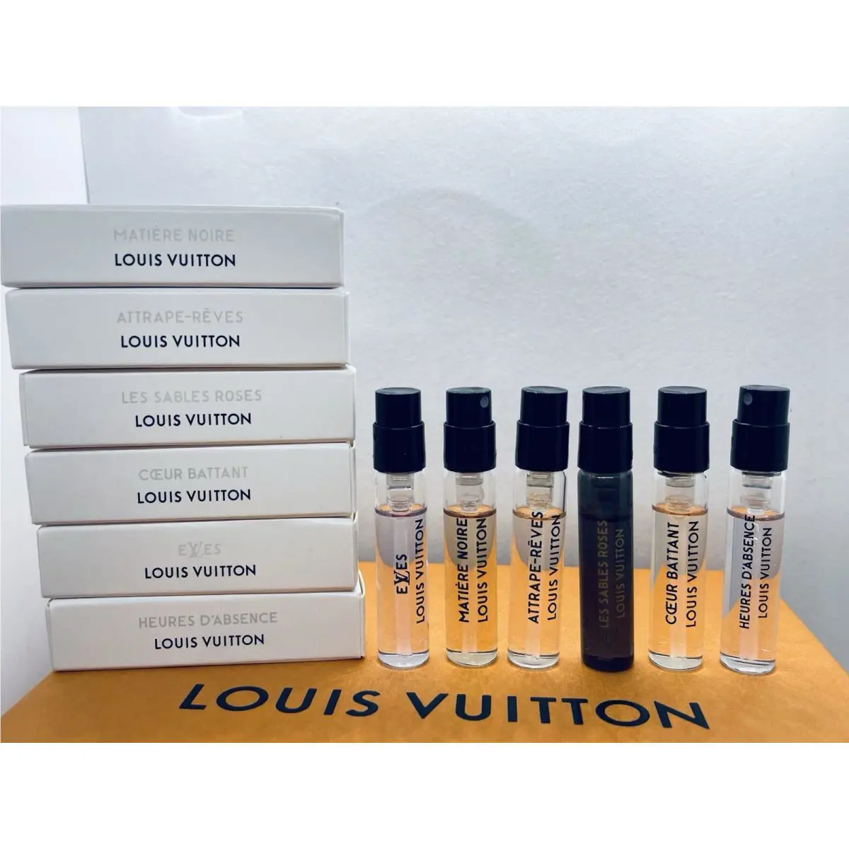 Louis Vuitton Perfume Collection For Women Sample Vials Spray 6Pc Set