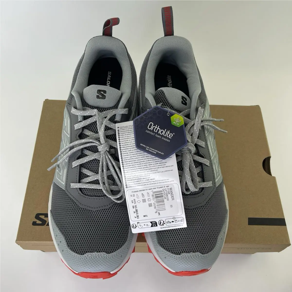 Salomon shoes - Salomon Wander - Wander - 471525 - Gray (UPC: 0195751262736) 2