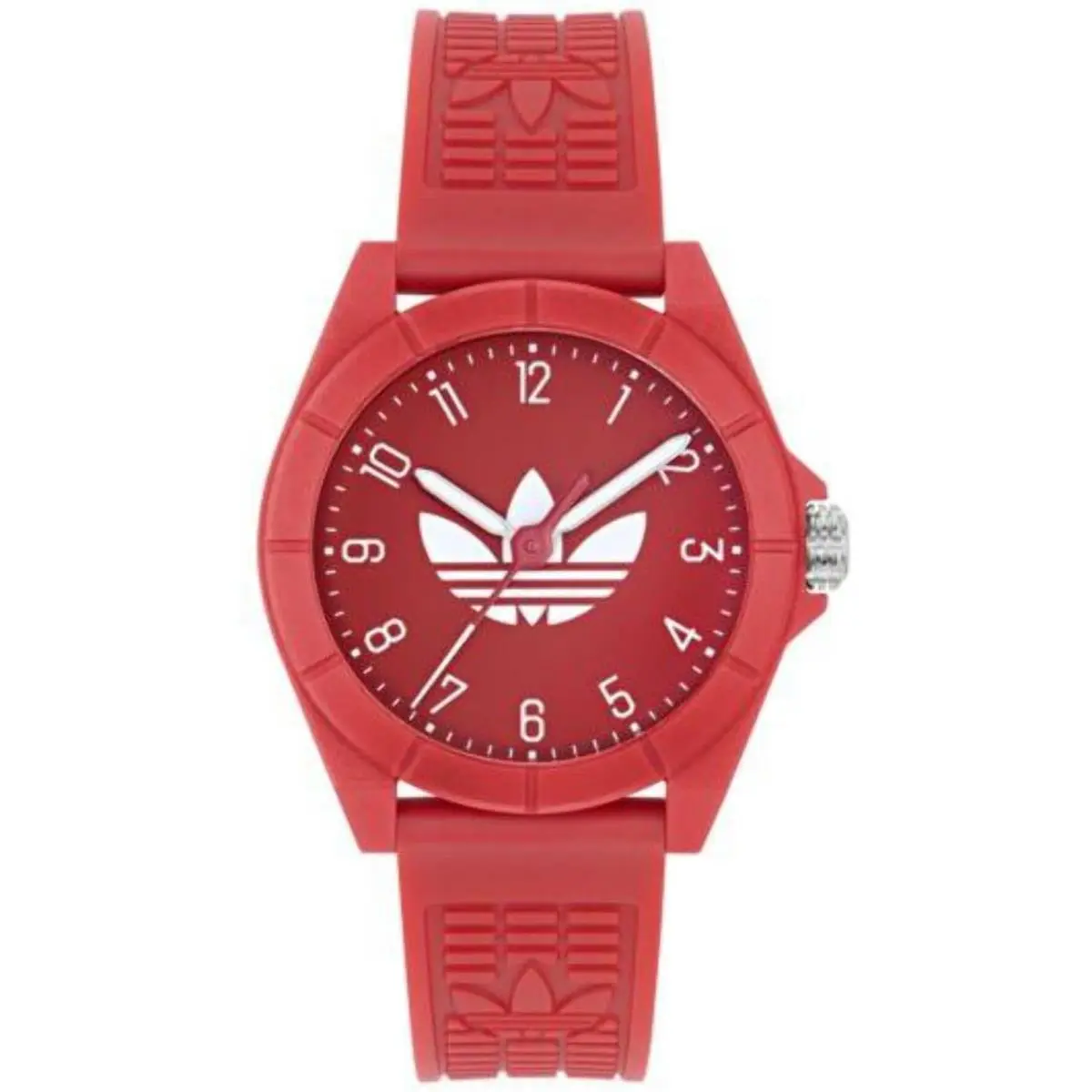 Adidas AOST24573 Men`s Originals Project Four 41mm Red Watch - Red, Dial: Red, Band: Red