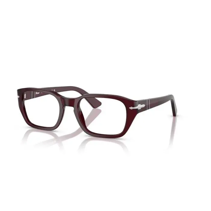 0PO3365V 1216 - Milky Plum/clear Lens 51mm Men`s Eyeglasses by Persol