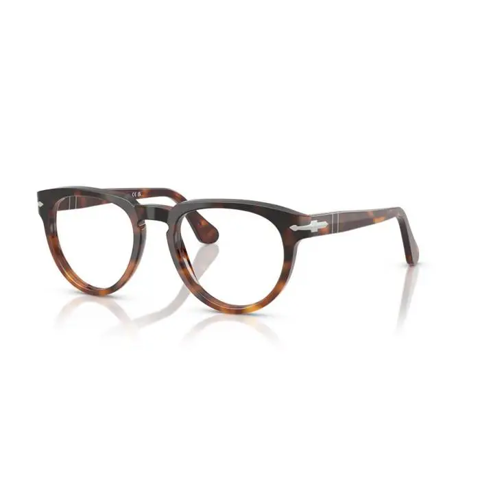 Persol 0PO3377V 1160 - Tortoise Dark Brown/clear Lens 50mm Men`s Eyeglasses
