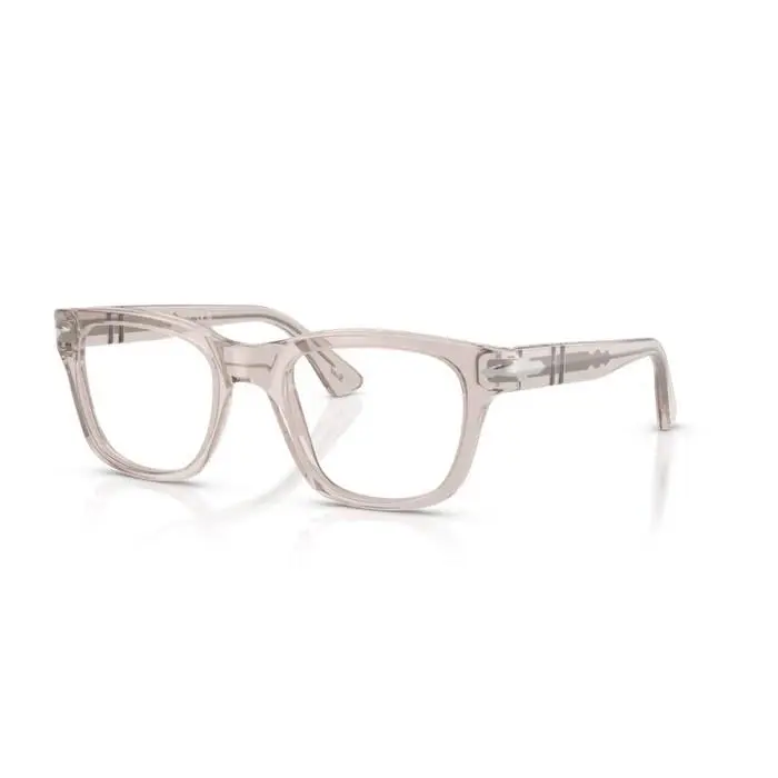Persol 0PO3389V Cecil 1229 Transparent Brown Grey 53mm Men`s Eyeglasses