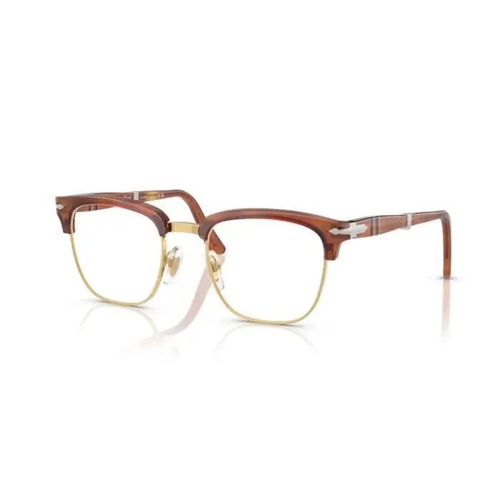 0PO3375V 96 - Terra Di Siena/clear Lens 50mm Men`s Eyeglasses by Persol