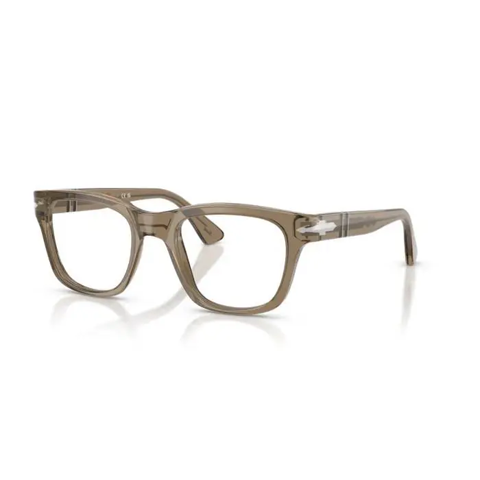 Persol 0PO3389V Cecil 1228 - Transparent Brown/clear Lens 51mm Men`s Eyeglasses