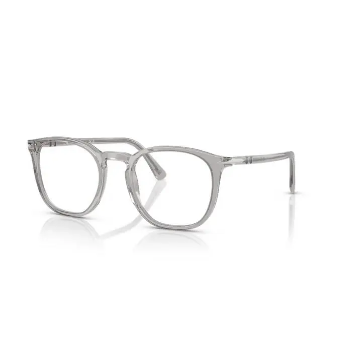 0PO3318V 309 - Transparent Grey/clear Lens 49mm Men`s Eyeglasses by Persol