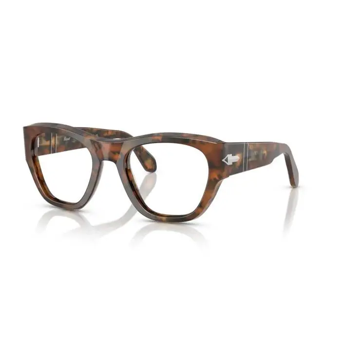 0PO0054V 108 - Caffe/clear Lens 53mm Men`s Eyeglasses by Persol