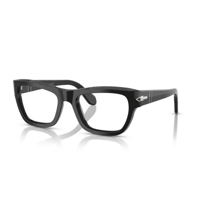 0PO0091V 95 - Black/clear Lens 53mm Men`s Eyeglasses by Persol