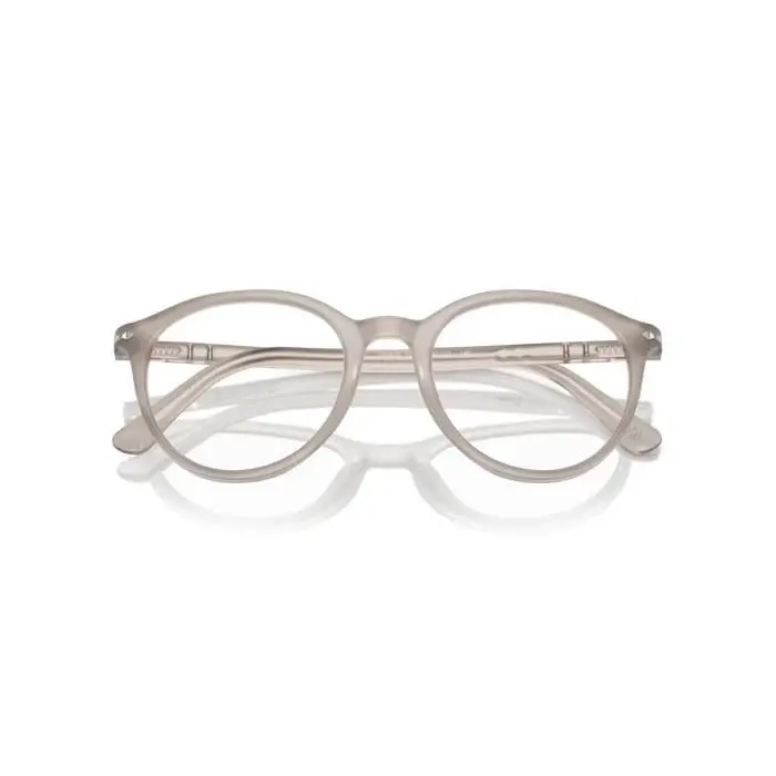 0PO3353V 1203 - Opal Grey/clear Lens 51mm Men`s Eyeglasses by Persol