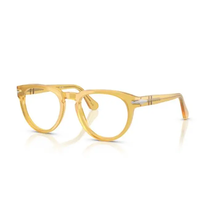0PO3377V 204 - Miele/clear Lens 50mm Men`s Eyeglasses by Persol
