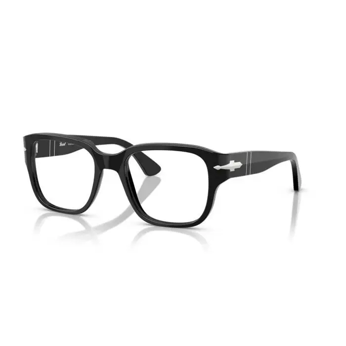 Persol 0PO3374V 95 - Black/clear Lens 51mm Men`s Eyeglasses