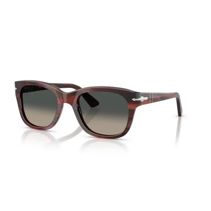 0PO3372S 122371 Striped Burgundy Men`s Sunglasses by Persol
