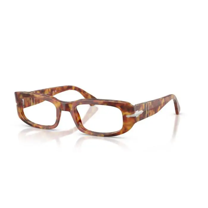 Persol 0PO3388V 106 - Brown Tortoise/clear Lens 51mm Men`s Eyeglasses
