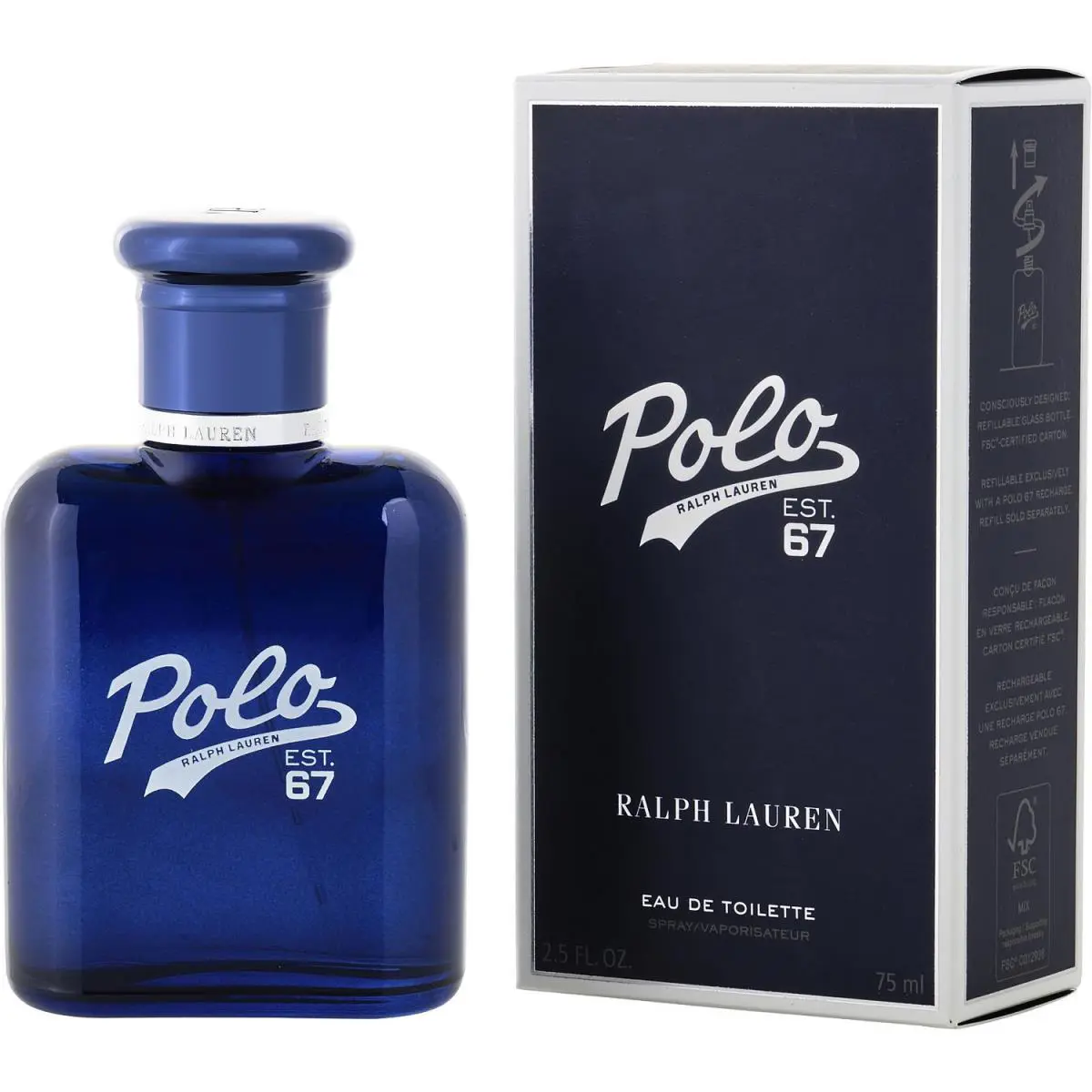 Polo Ralph Lauren Est. 67 Cologne For Men Edt 2.5 oz / 75 ml