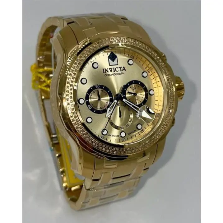 Invicta Pro Diver 0.76 Carat Diamond Men’s Watch 48mm Gold 37990