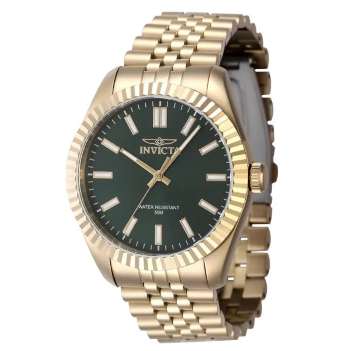 Invicta Men`s 47489 Specialty Quartz 3 Hand Green Dial Watch