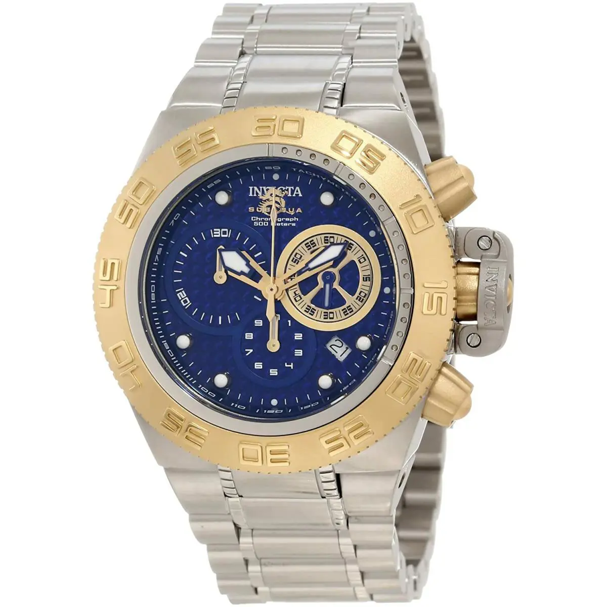 Invicta 10152 Subaqua Noma IV Chronograph Blue Dial Men`s Watch - Aqua, Blue