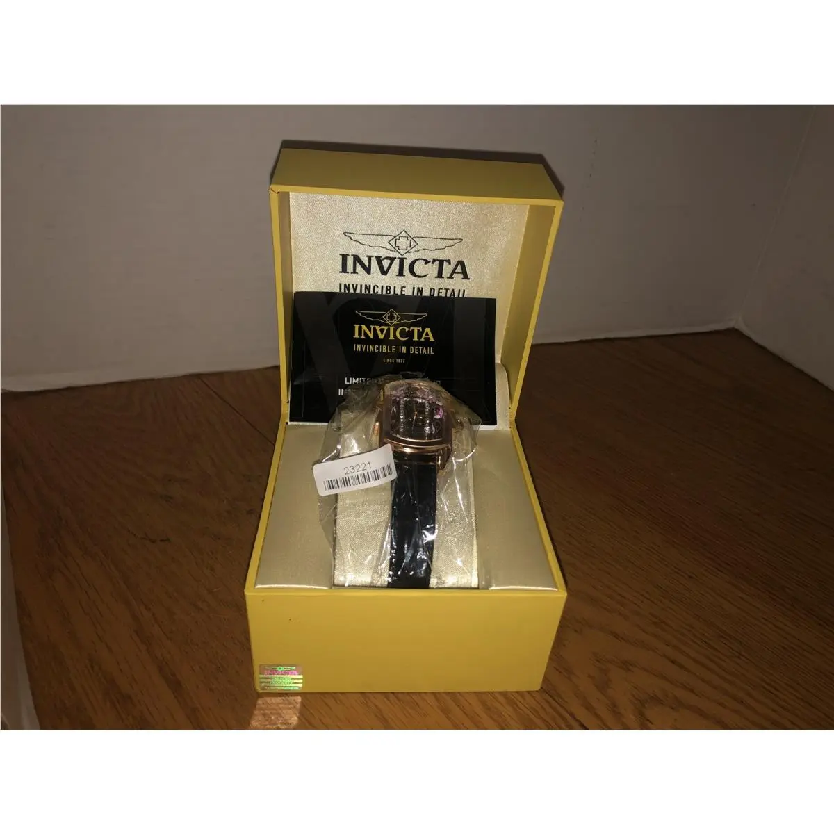 Invicta Women`s Lupah Rose Gold Dial 29mm Special Edition Floral Watch 23221