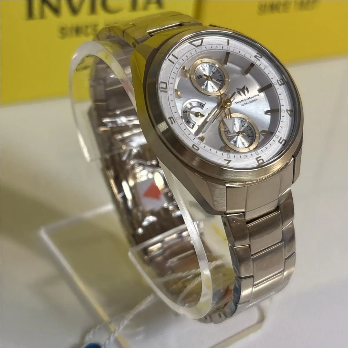 Invicta Technomarine Ocean Quantum Womens Watch TM-318110 Gold in Gift Box